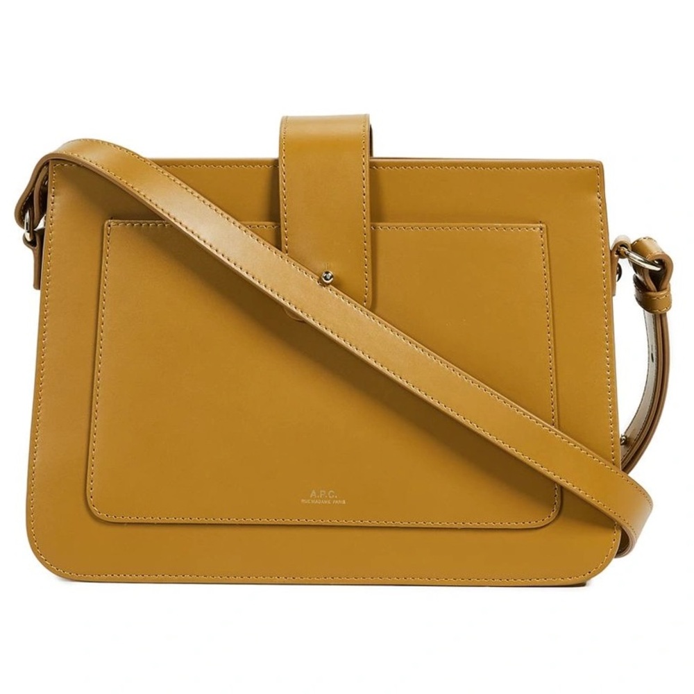 A.P.C. Albane bag in mustard yellow
